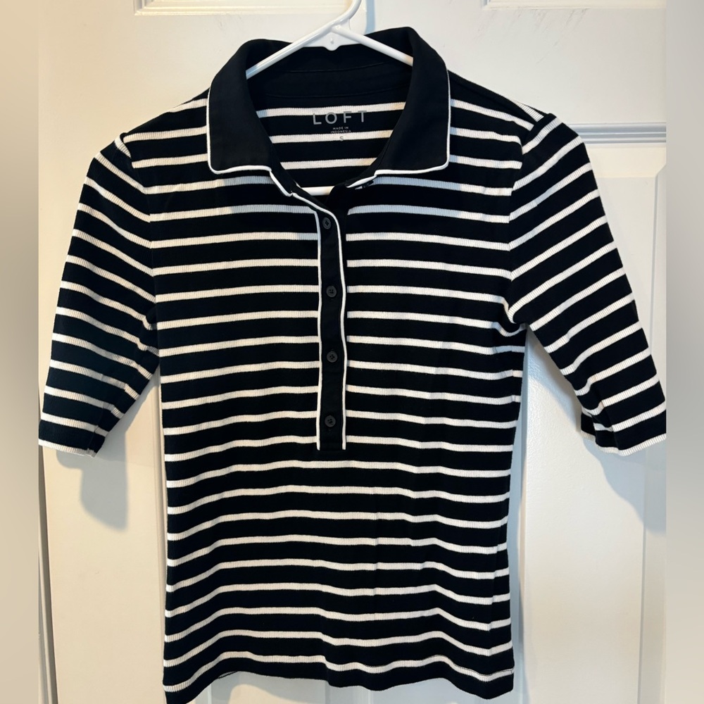 Loft Ribbed Polo